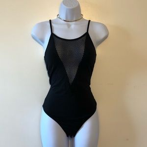 3/$25 — Express Black Spaghetti Strap Bodysuit